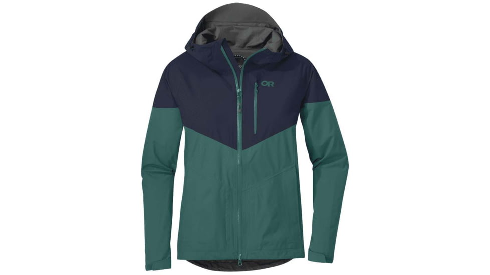 Outdoor Research Aspire Jacket - Womens, Naval Blue/Blue Spruce, Small, 2794801981006