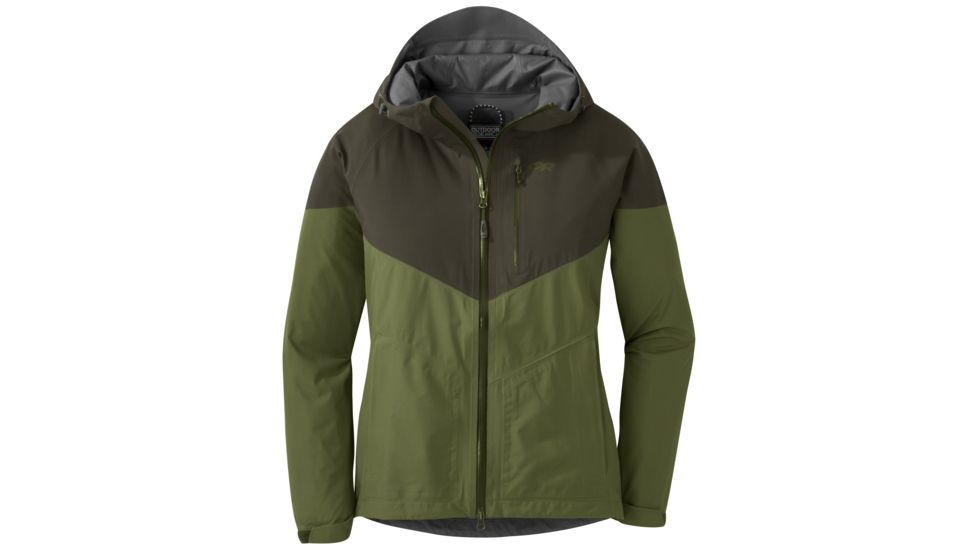 Outdoor Research Aspire Jacket - Womens, Seaweed/Juniper, Small, 2680991466006