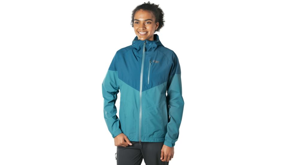 Outdoor Research Aspire Jacket - Womens, Washed Peacock/Peacock, Extra Large, 2680991320009