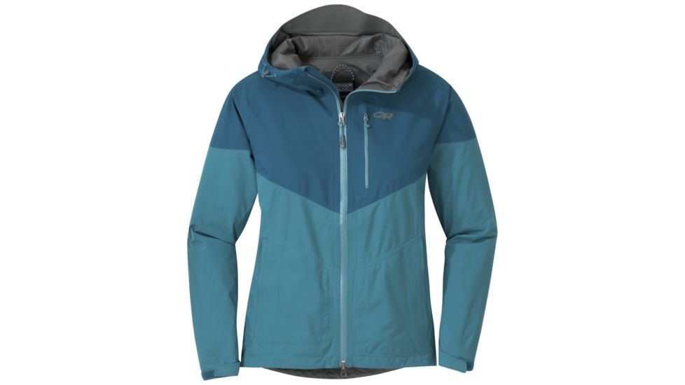 Outdoor Research Aspire Jacket - Womens, Washed Peacock/Peacock, Extra Large, 2680991320009
