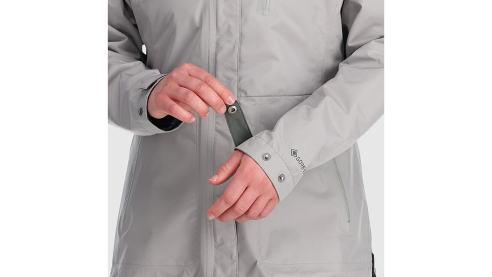 Outdoor Research Aspire Trench - Women's, Large, Ash, 2876220920008