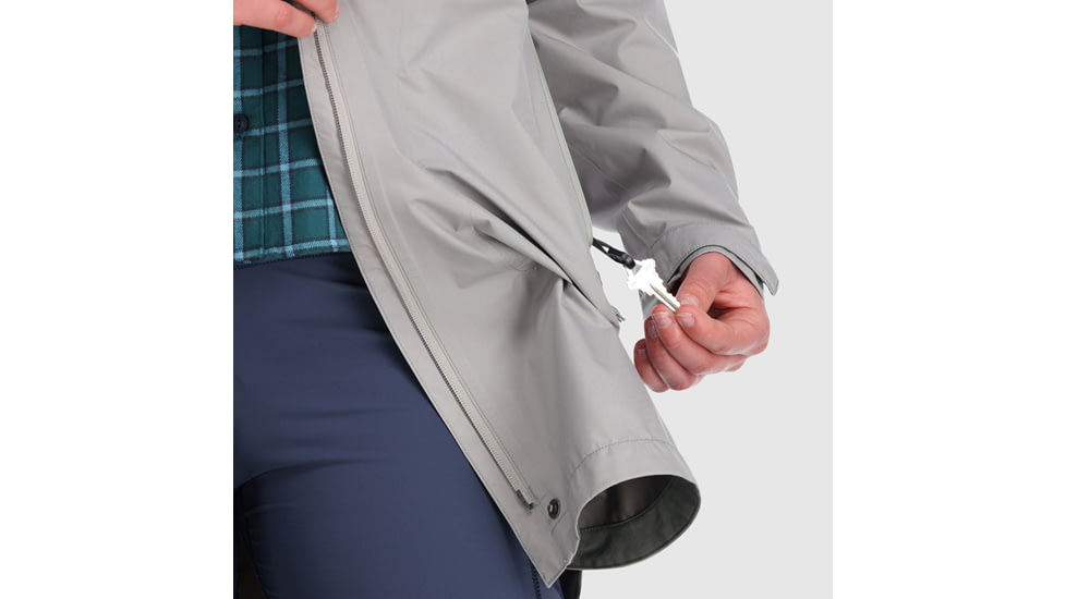 Outdoor Research Aspire Trench - Women's, Large, Ash, 2876220920008