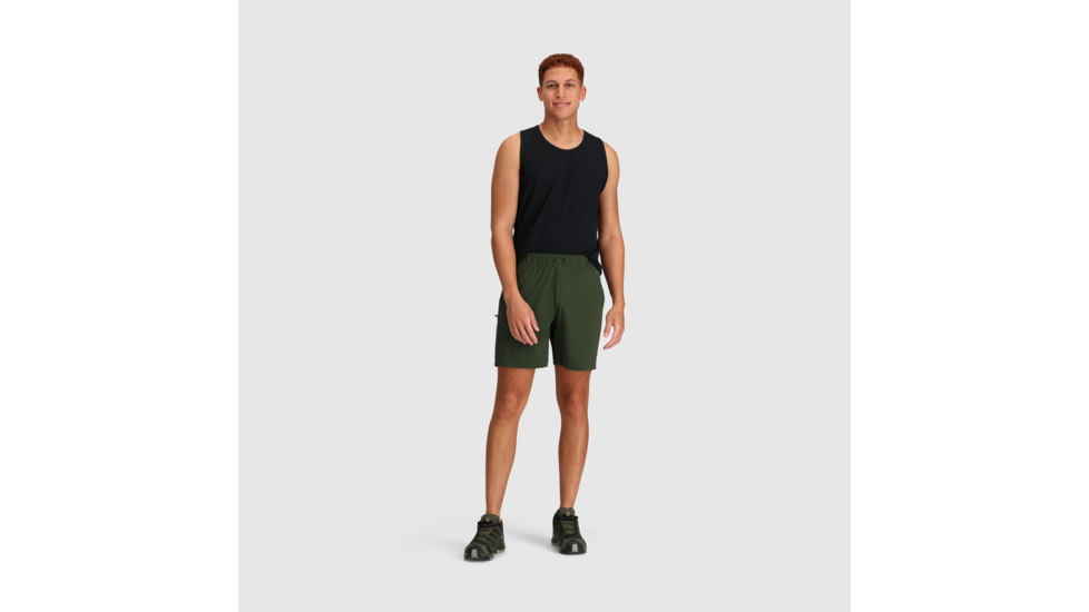 Outdoor Research Astro Shorts - Mens, 7in Inseam, Verde, S, 3002502284006