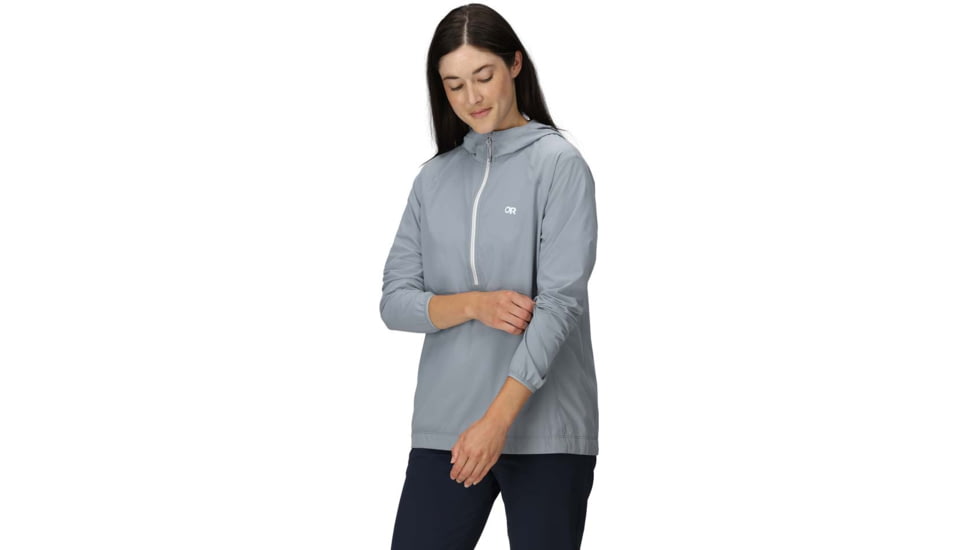 Outdoor Research Astroman Air Sun Hoodie - Women's, Slate, Small, 3008560930006