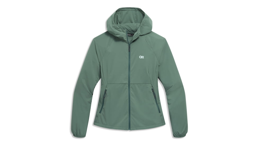 Outdoor Research Astroman Full Zip Sun Hoodie - Women's, Malachite, Small, 3226793004006