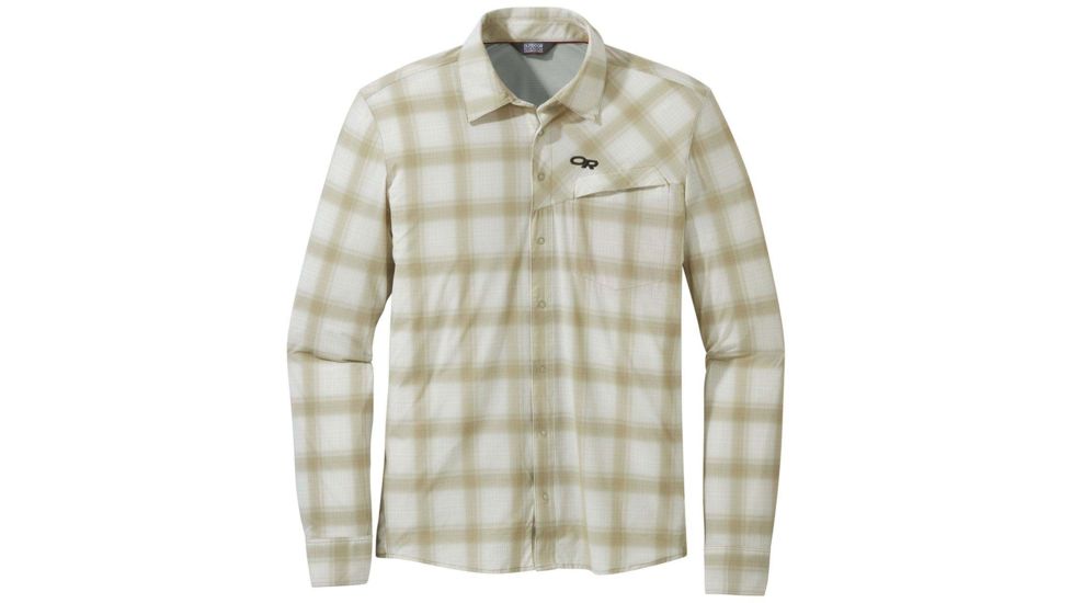 Outdoor Research Astroman Long Sleeve Sun Shirt - Men's, Hazelwood, Extra Large, 2744141423009