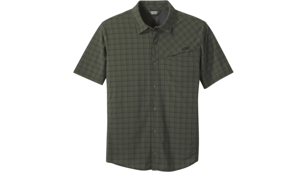 Outdoor Research Astroman Short Sleeve Sun Shirt - Men's, Ivy, Medium, 2744131777007