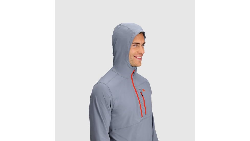 Outdoor Research Astroman Sun Hoodie - Mens, Slate, Large, 2822820930008