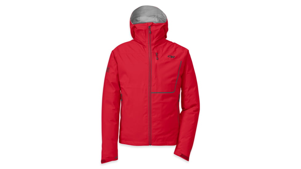 Outdoor Research Axiom Jacket - Men's-Hot Sauce/Charcoal-X-Large