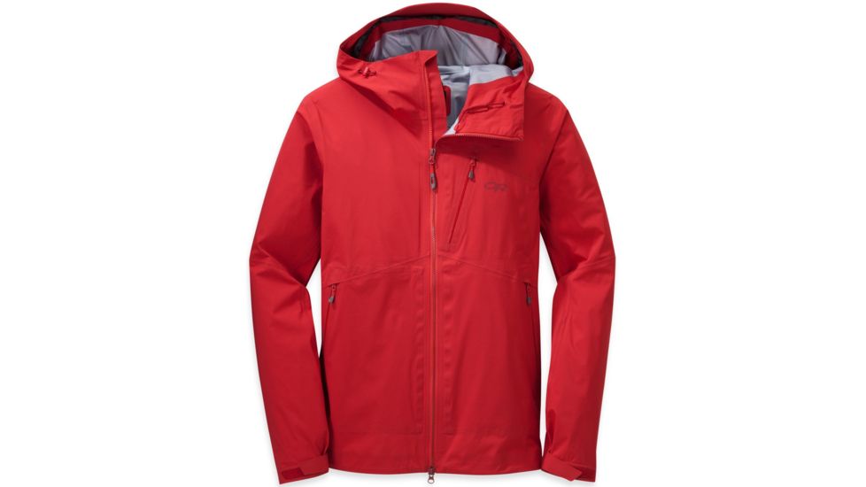 Outdoor Research Axiom Jacket - Men's-Hot Sauce-Large