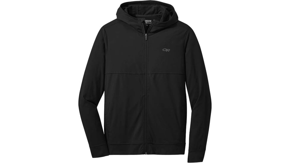Outdoor Research Baritone Full Zip Hoodie - Mens, Black, Large, 2775990001008