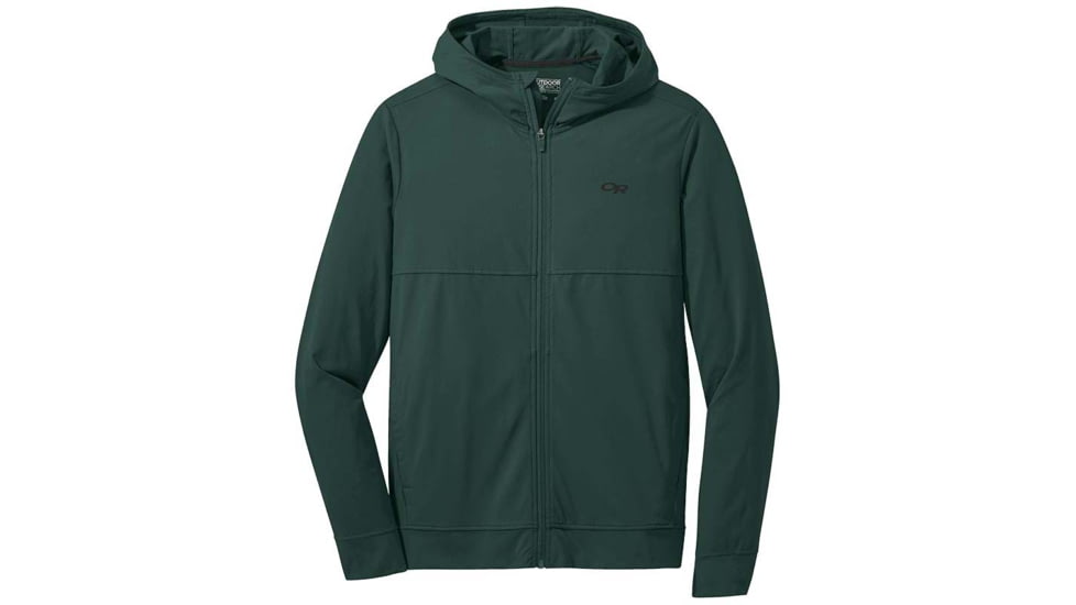 Outdoor Research Baritone Full Zip Hoodie - Mens, Fir, Small, 2775991858006