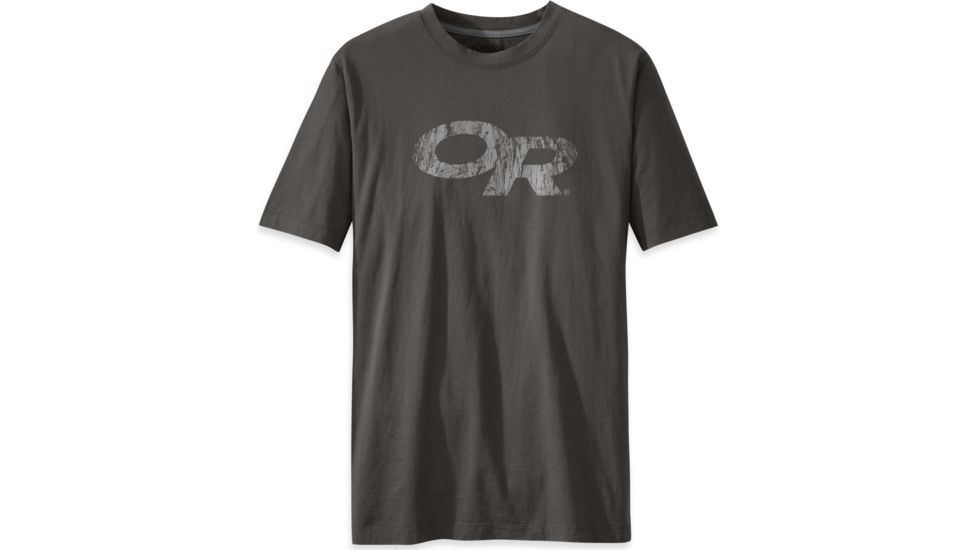 Outdoor Research Bigwall Tee - Mens-Charcoal/Alloy-Medium