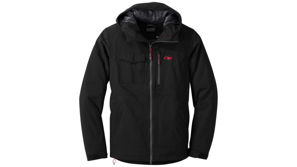 Outdoor Research Blackpowder II Jacket - Mens, Black, L, 2680770001008