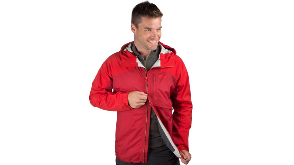 Outdoor Research Bolin Waterproof Jacket - Men's, Agate, Small 253996-0862006