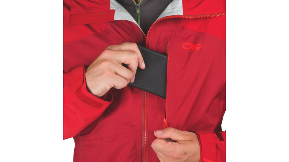 Outdoor Research Bolin Waterproof Jacket - Men's, Agate, Small 253996-0862006