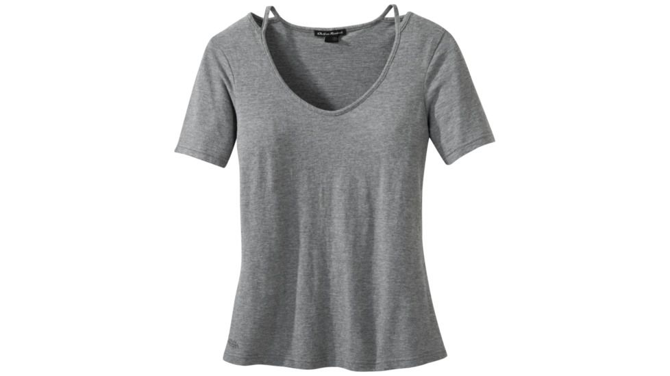 Outdoor Research Camila Short Sleeve Tee - Women's, Pewter, Small 250132-0008006