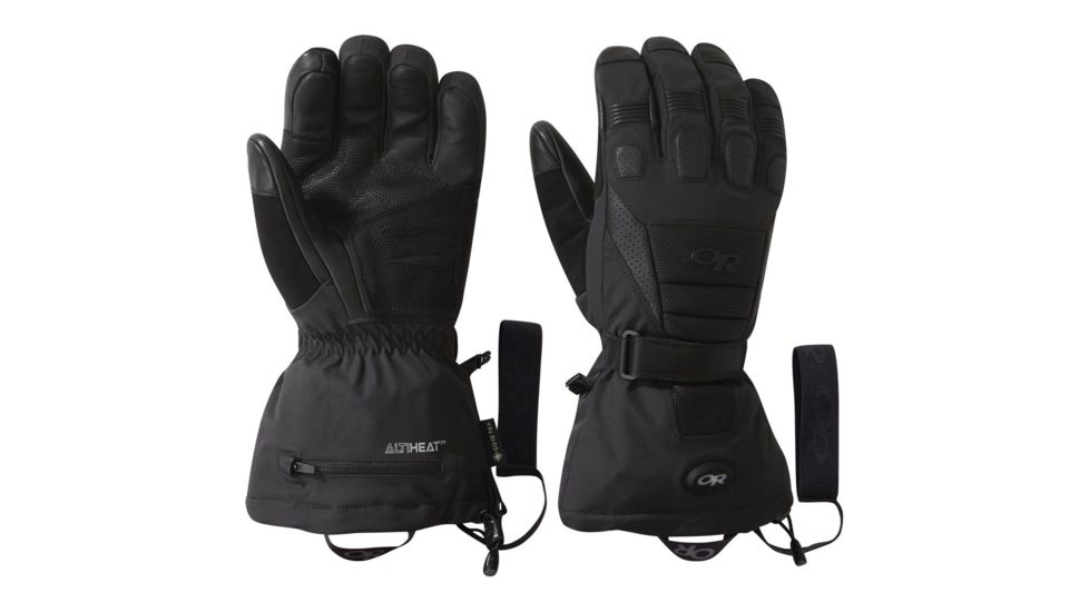 Outdoor Research Capstone Heated Sensor Gloves, Black, Small, 2715420001006