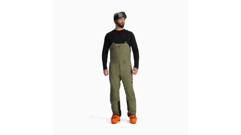 Outdoor Research Carbide Bibs - Mens, Ranger Green, Large, 2775642288008