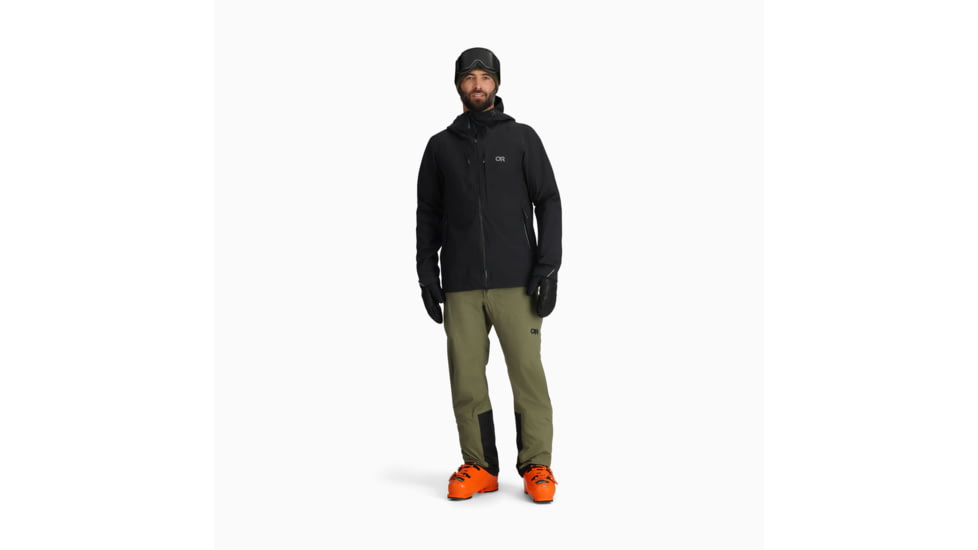 Outdoor Research Carbide Bibs - Mens, Ranger Green, Large, 2775642288008