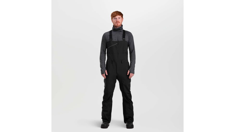 Outdoor Research Carbide Bibs - Mens, Solid Black, 2XL, 2775641677010