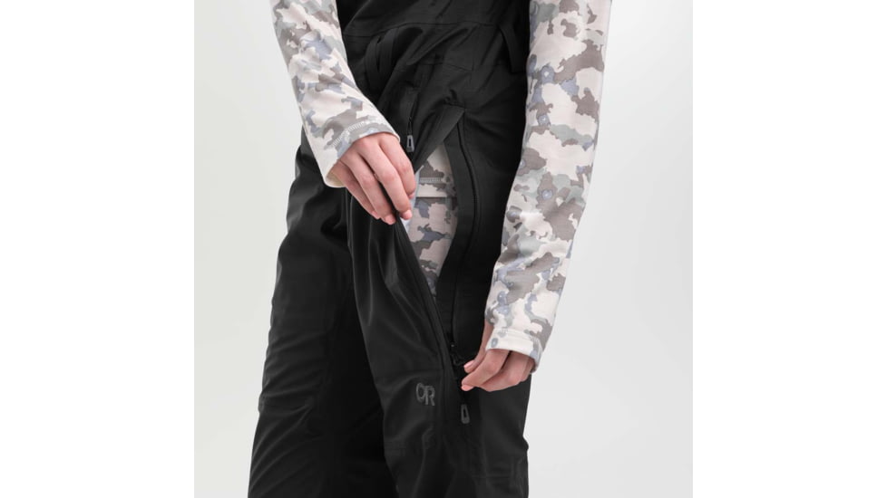 Outdoor Research Carbide Bibs - Womens, Solid Black, Extra Small, 2775821677005