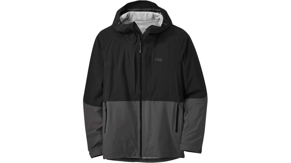 Outdoor Research Carbide Jacket - Men's, Black/Storm, Medium, 2775631344007