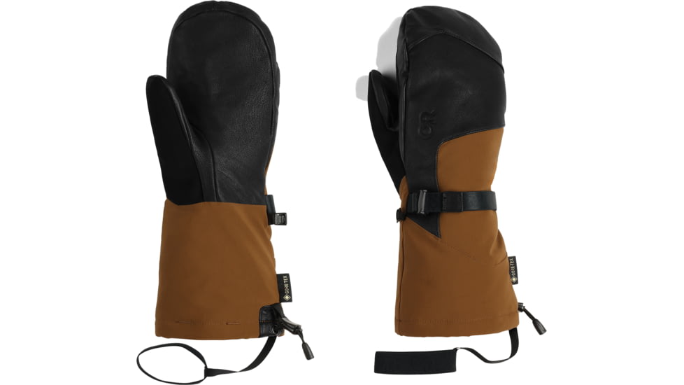 Outdoor Research Carbide Sensor Mitts, Saddle/Black, Medium, 2776281654007