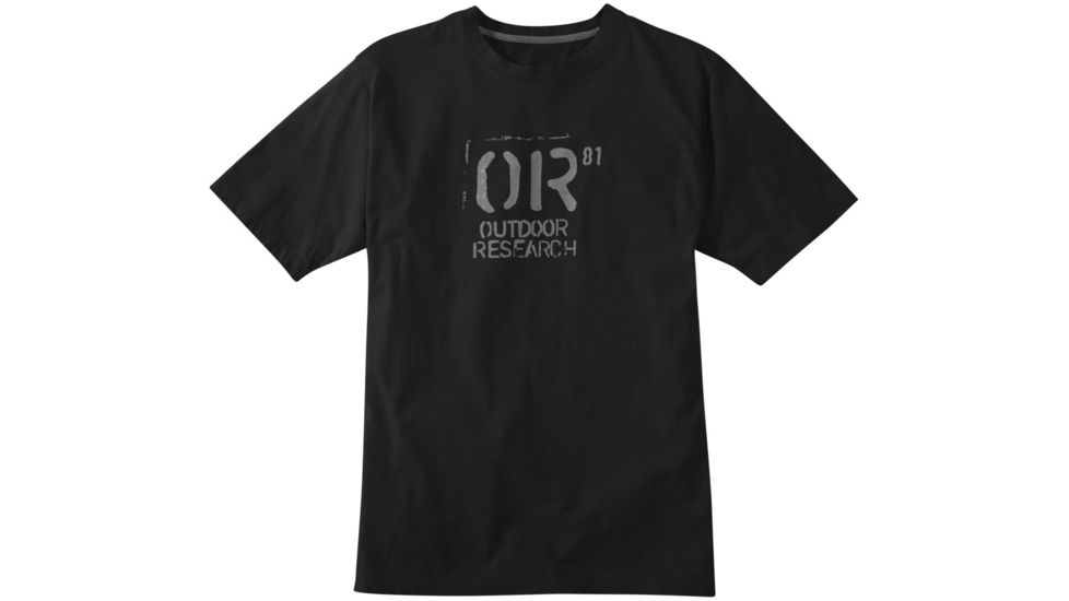 Outdoor Research Cargo Short Sleeve Tee - Men's-Black-Small