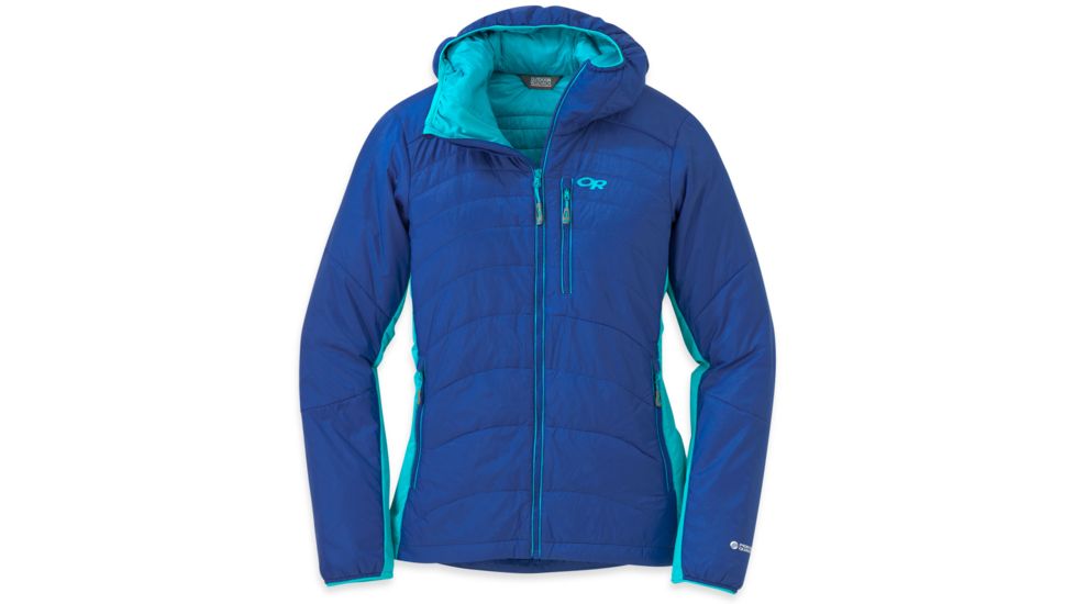 Outdoor Research Cathode Hooded Jacket - Women's-Baltic/Typhoon-X-Small