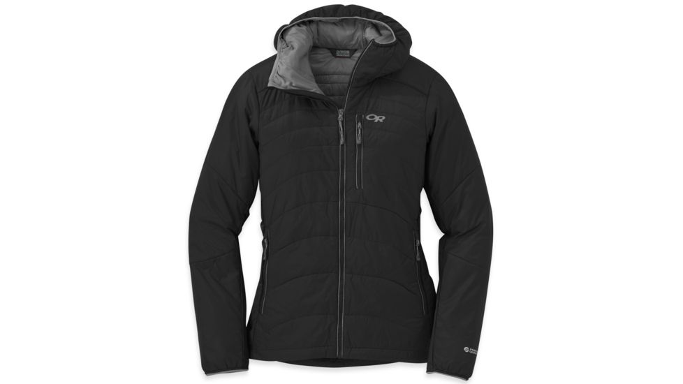 Outdoor Research Cathode Hooded Jacket - Women's-Black-X-Small