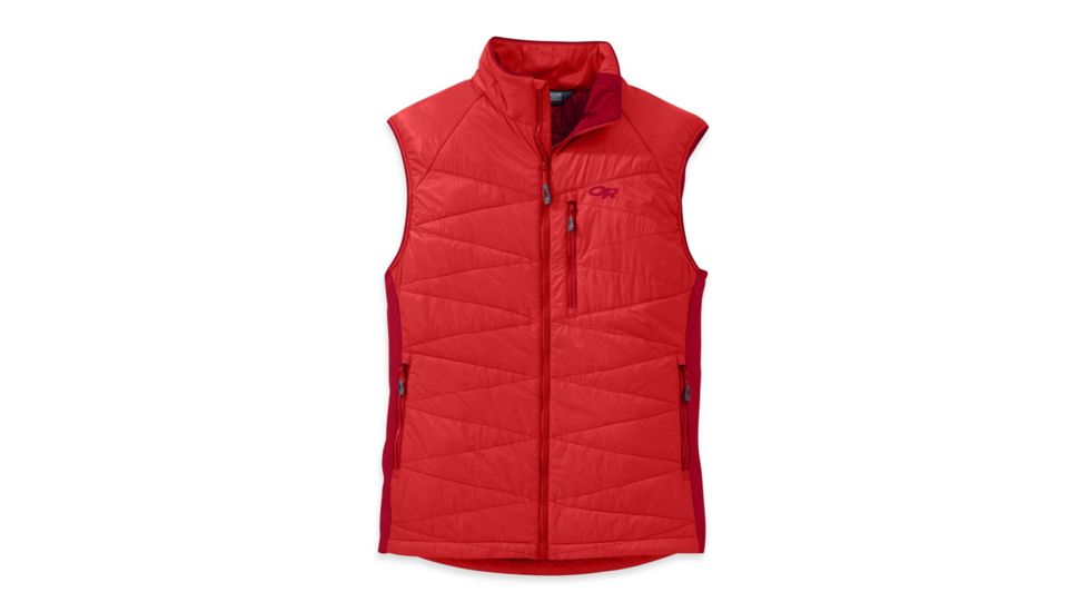 Outdoor Research Cathode Vest - Men's-Hot Sauce/Agate-Large