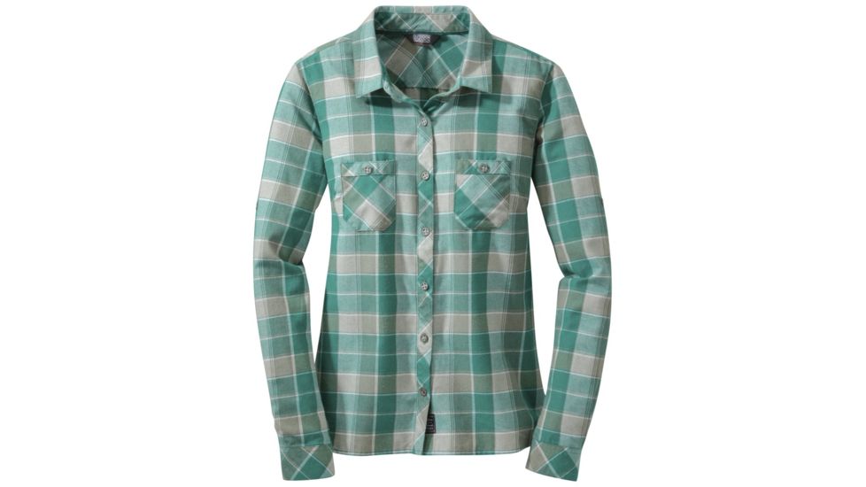 Outdoor Research Ceres Long-Sleeve Shirt - Women's-Atlantis/Shade-Small