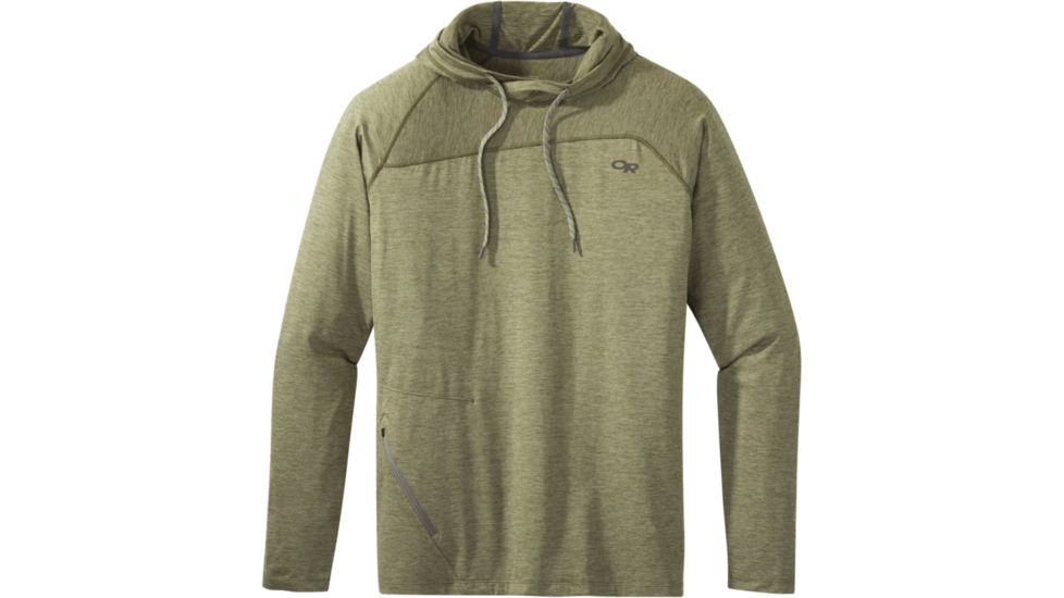 Outdoor Research Chain Reaction Hoodie - Men's, Fatigue Hthr, 2XL, 2744281227010