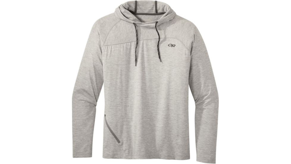 Outdoor Research Chain Reaction Hoody - Mens, Light Pewter Heather, Large, 2744281811008