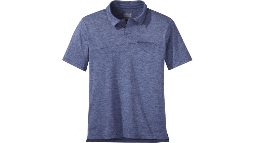 Outdoor Research Chain Reaction Polo - Mens, Twilight Heather, Large, 2744311817008
