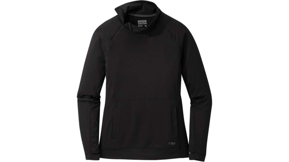 Outdoor Research Chain Reaction Quarter Zip - Womens, Black, Medium, 2776080001007
