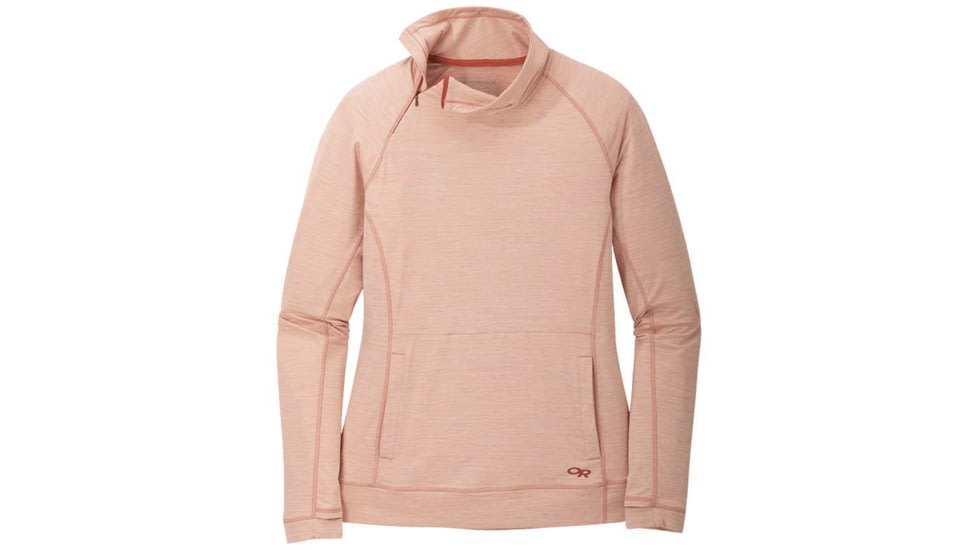 Outdoor Research Chain Reaction Quarter Zip - Womens, Bluff Heathr, Small, 2776081920006