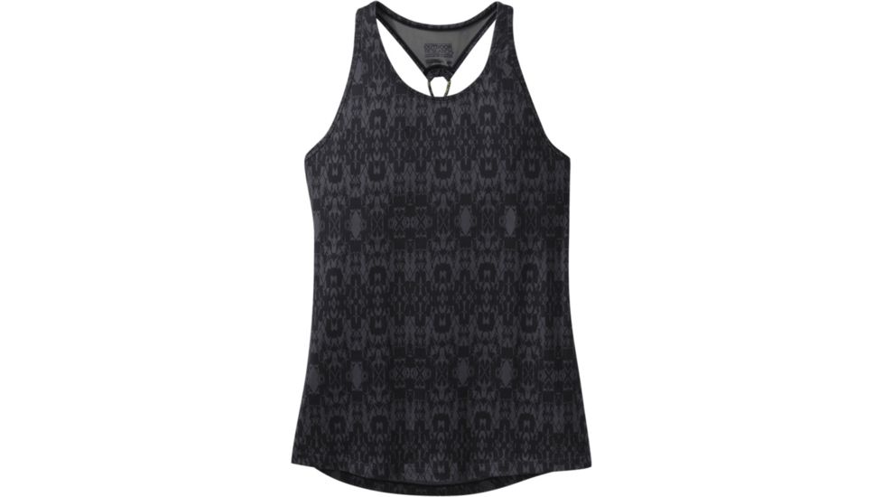 Outdoor Research Chain Reaction Tank - Womens, Black Print, Medium, 2744541804007