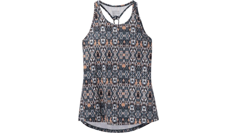 Outdoor Research Chain Reaction Tank - Women's, Mediterranean Print, Extra Large, 2744541812009