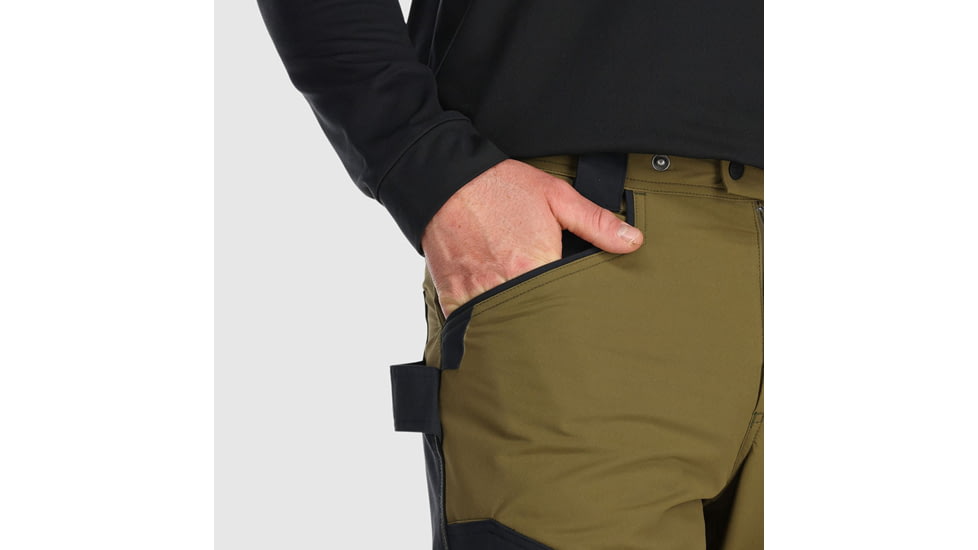Outdoor Research Cirque Work Pants - Mens, Loden/Black, Large, 3000661980-L