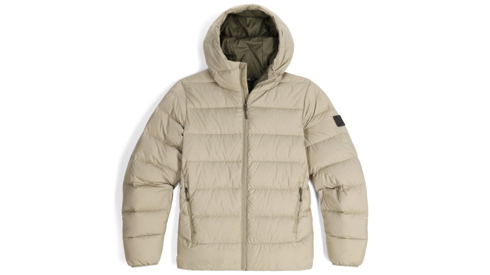Outdoor Research Coldfront Down Hoodie - Men's, Pro Khaki, Medium, 2831882291007