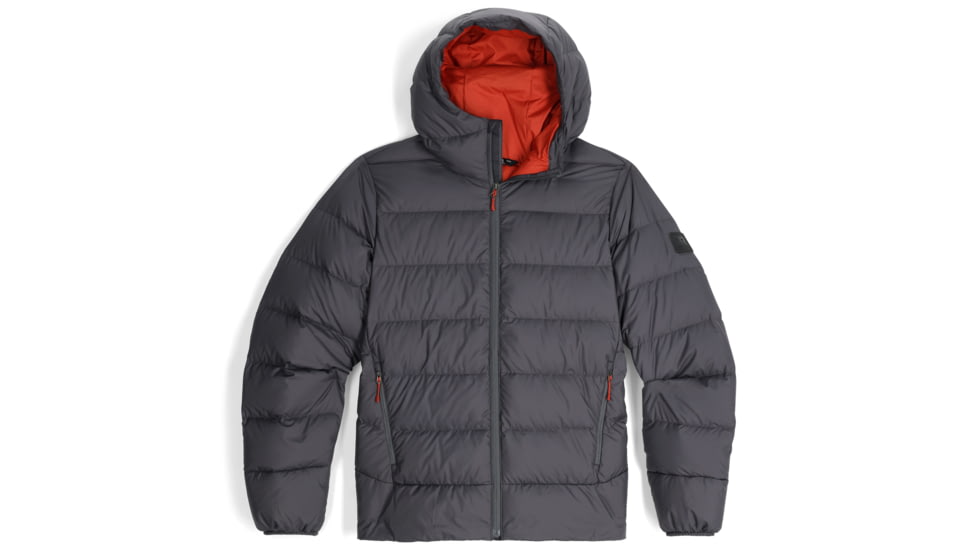 Outdoor Research Coldfront Down Hoodie - Men's, Storm, Large, 2831881288008