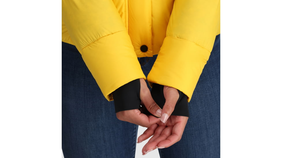 Outdoor Research Coldfront Down Jacket - Womens, Saffron, Medium, 2832011187007