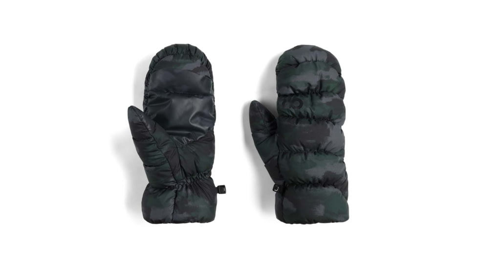 Outdoor Research Coldfront Down Mitts, Grove Camo, Extra Small, 3000242532005