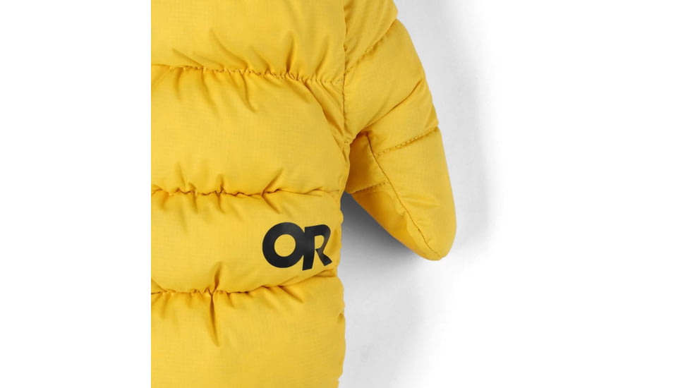 Outdoor Research Coldfront Down Mitts, Saffron, Extra Large, 3000241187009