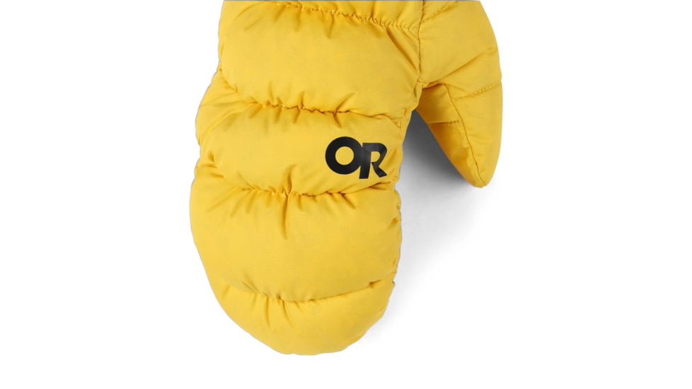 Outdoor Research Coldfront Down Mitts, Saffron, Extra Large, 3000241187009