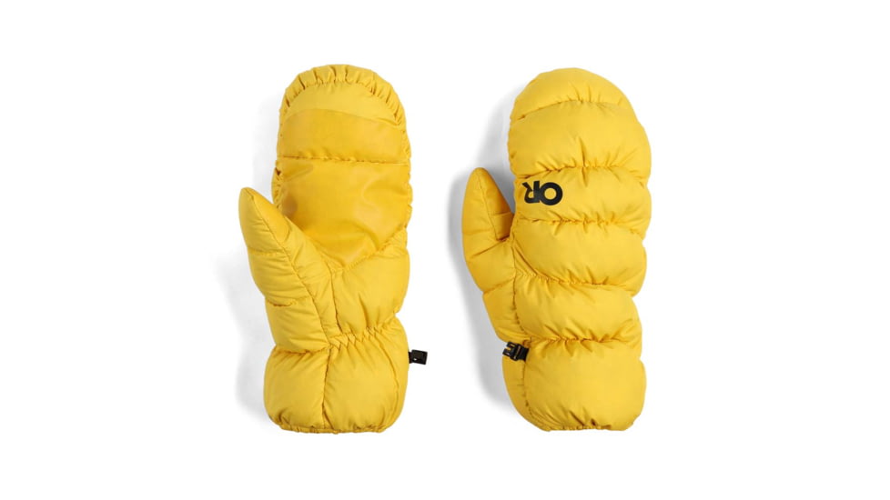 Outdoor Research Coldfront Down Mitts, Saffron, Extra Large, 3000241187009