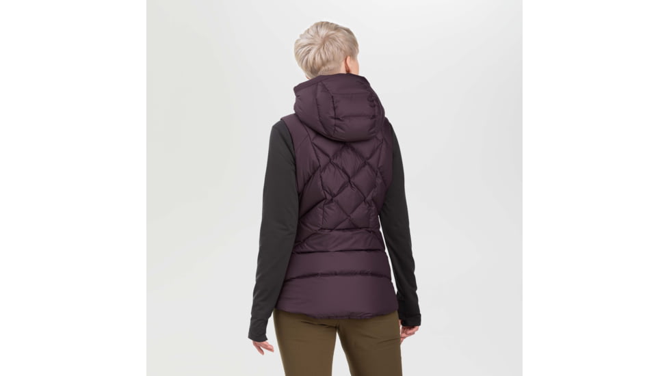 Outdoor Research Coldfront Hooded Down Vest - Womens, Elk, Medium, 2832002032007