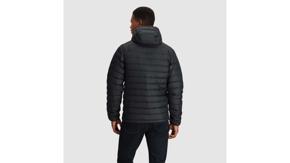 Outdoor Research Coldfront LT Down Hoodie - Mens, Black, Small, 3005930001006